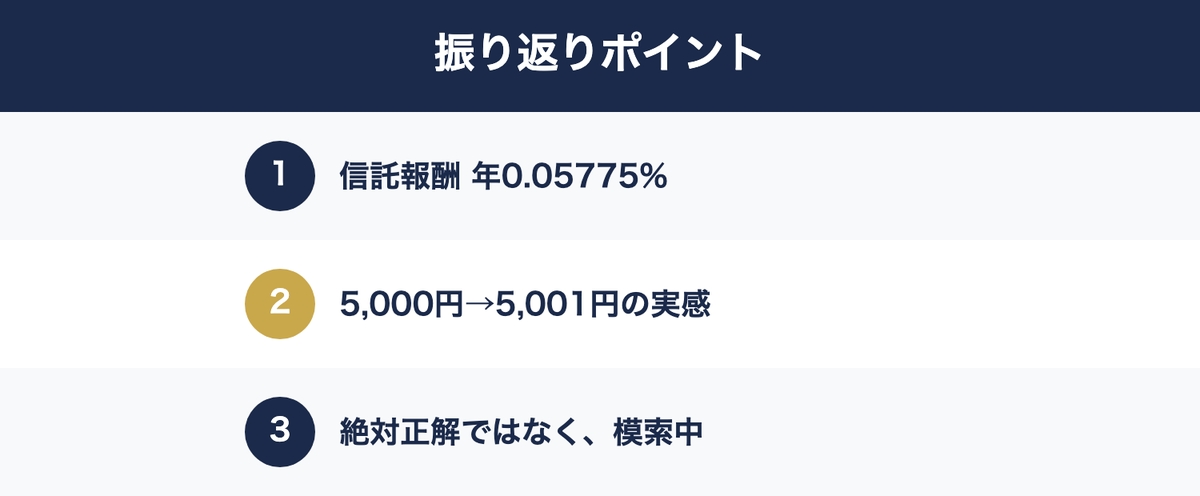 オルカンを選んだ理由の振り返り