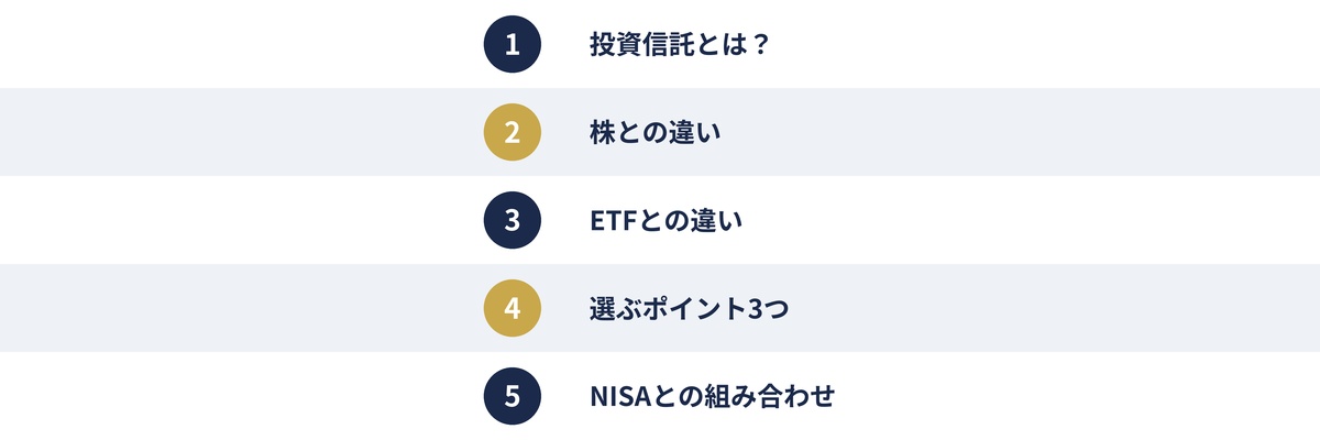 投資信託のポイント